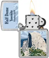 Half Dome Graphic Windproof Lighter